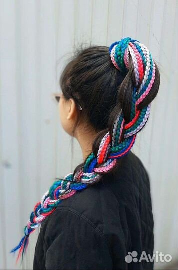 Косы на резинке