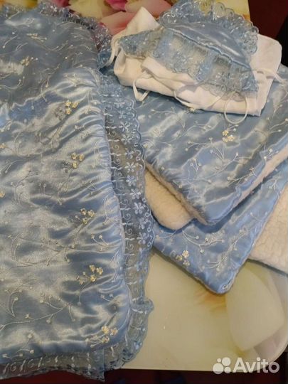 Конверт на выписку для мальчика зимний