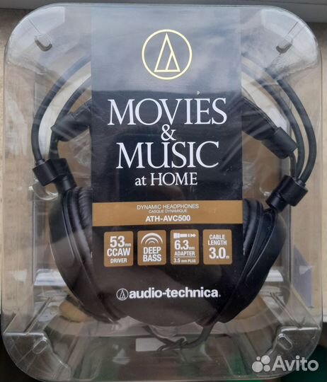 Наушники для музыки Audio-Technica ATH-AVC500
