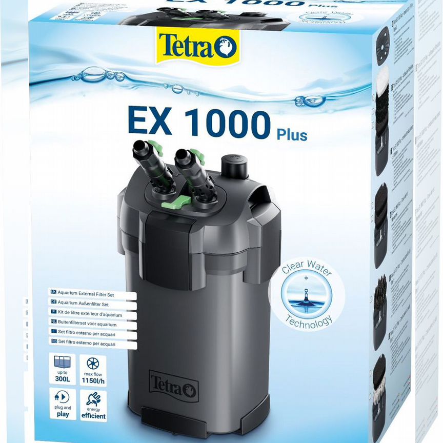 Tetra ex 1000 plus. Фильтр внешний новый