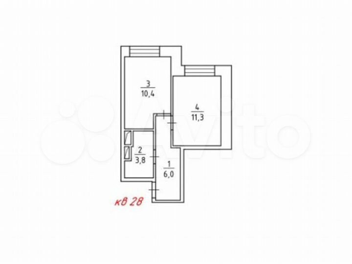 Аукцион: 1-к. квартира, 31,5 м², 3/16 эт.