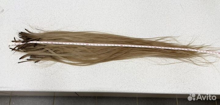 Волосы для наращивания 52 см омбре