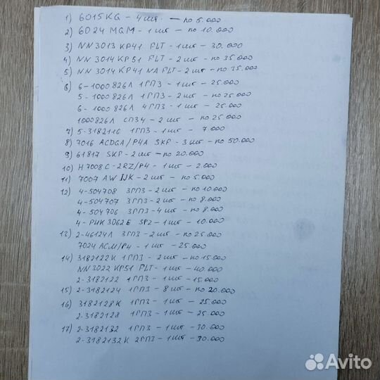 Подшипники