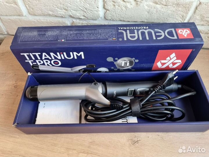 Электрощипцы (плойка) Dewal Titanium T-Pro 03-33T
