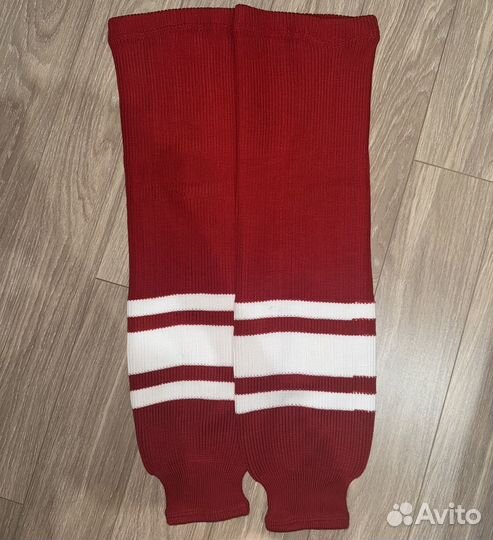 Хоккейные гамаши вязаные