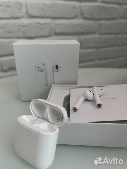 Беспроводные наушники apple airpods 2