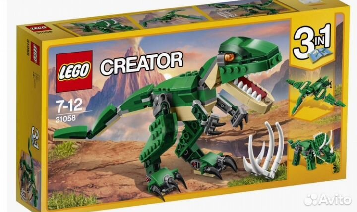 Новый lego Creator 31058