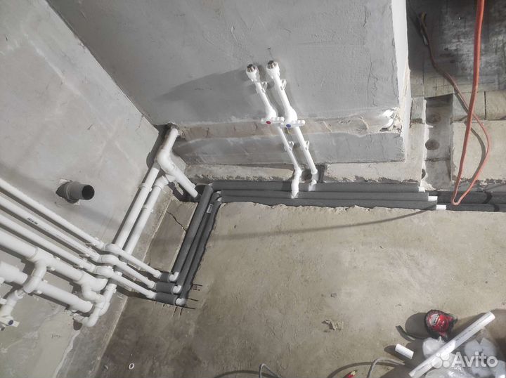 Монтаж отопление водоснабжение