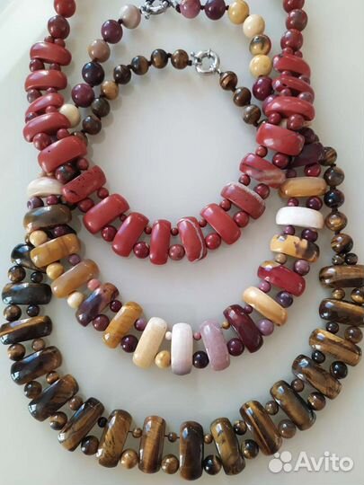 Бусы из натуральных камней
