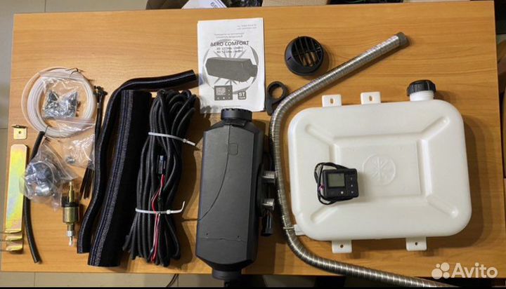 Установка автономного отопителя