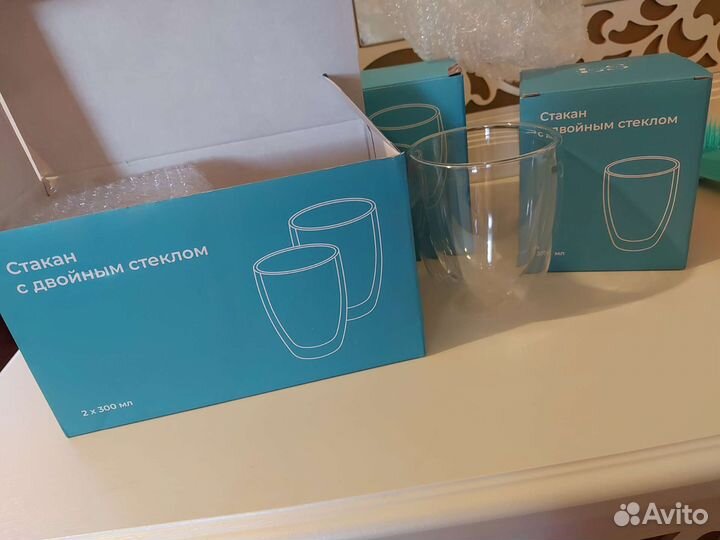 Комплект новый из 5 стаканов