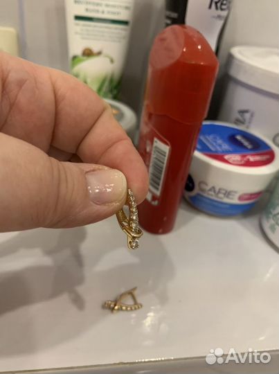 Золотые серьги