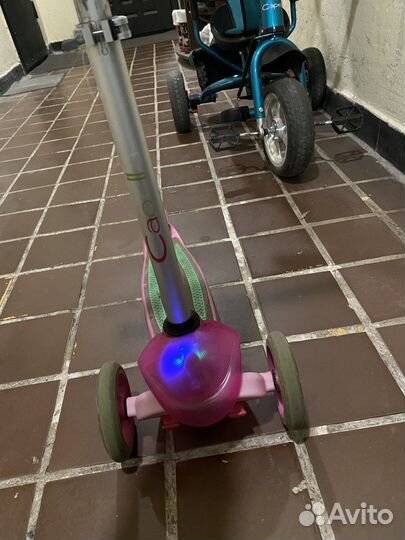 Самокат детский трехколесный бу