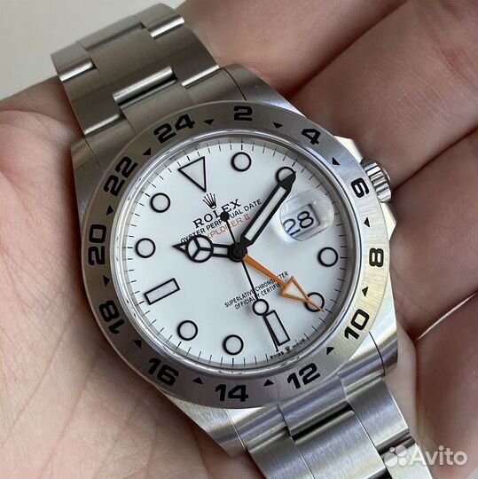 Часы rolex Explorer white 42mm