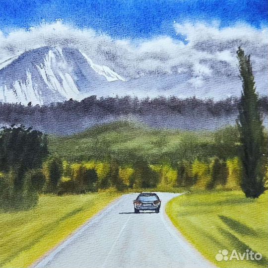 Картины акварель