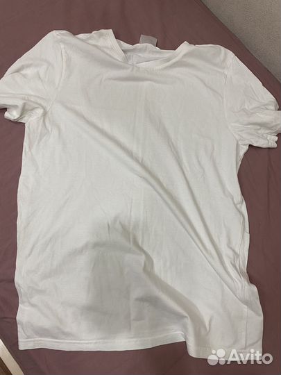 Белая футболка оверсайз