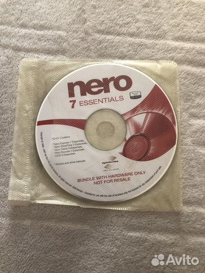 Диск пк с программой Nero