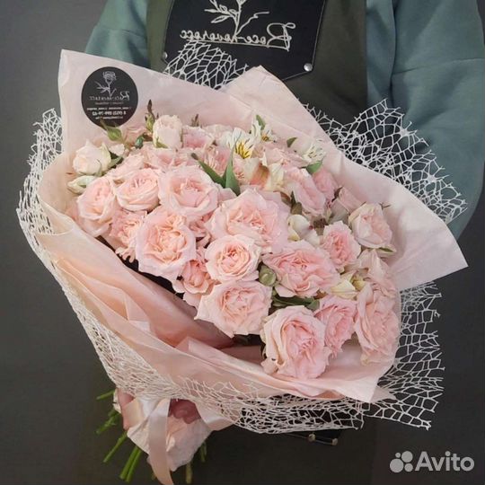 Цветы розы букет