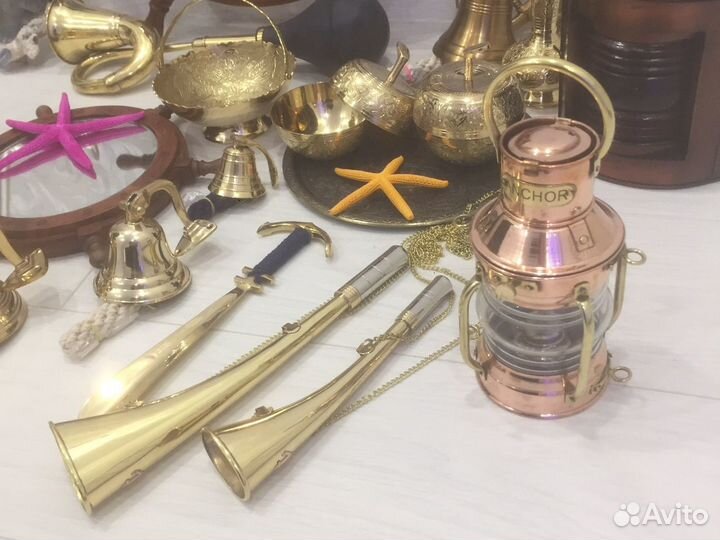 Керосиновые Фонари Лампы Штурвал Рында Якорь