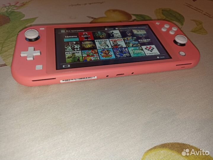 Nintendo switch lite прошитая чип 160gb