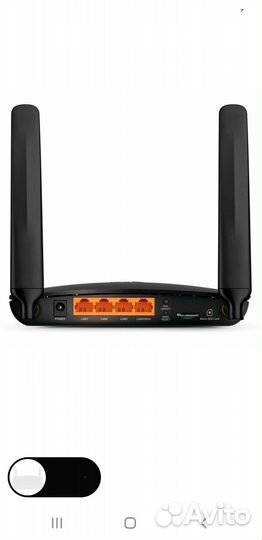 Wi-Fi роутер TP-Link 300Mbps 4G LTE (TL-MR6400)