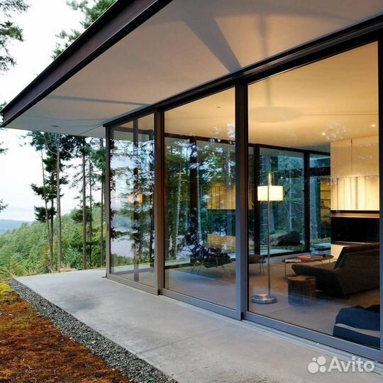 Алюминиевые окна двери и витражи