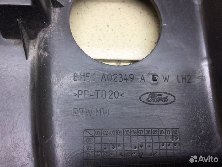 Накладка порога (внутренняя) левая Ford Focus 3