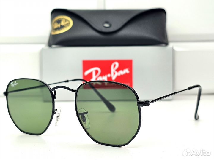 Очки Ray Ban 3548 N Hexagonal Зелёные