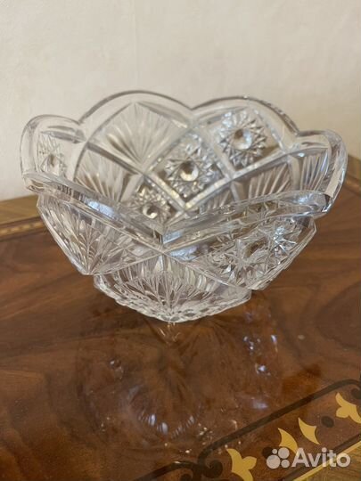 Салатник хрустальный СССР