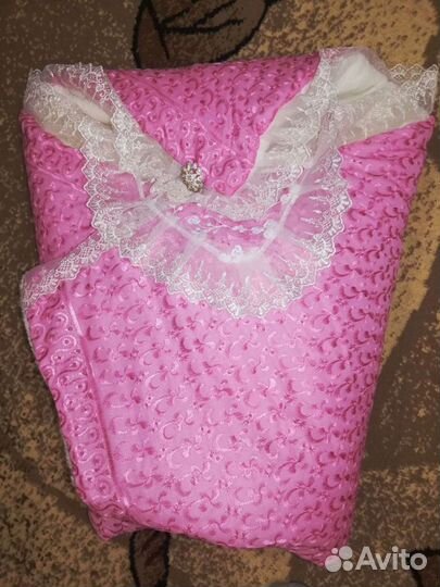 Конверт на выписку для девочки зима