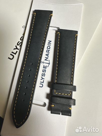 Кожаный ремень Ulysse Nardin Torpilleur оригинал