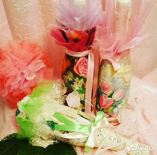 Оформление бутылки