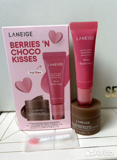 Laneige Berries 'N Choco Kisses набор для губ