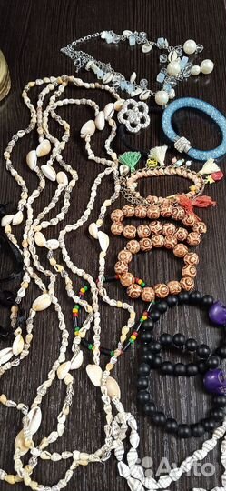 Бижутерия из натуральных ракушек.Пакетом
