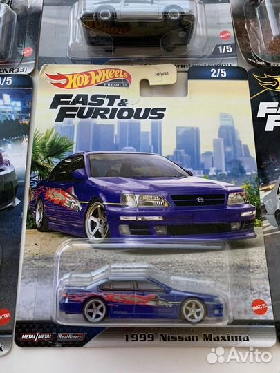 Hot Wheels Premium Fast and Furious