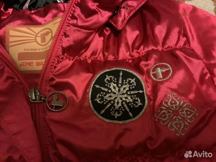 Пуховое пальто Reima на девочку 134