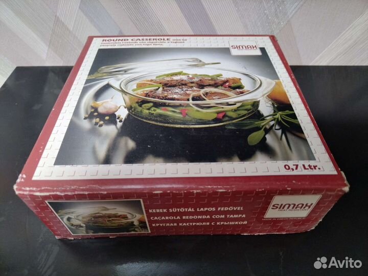 Стеклянная кастрюля