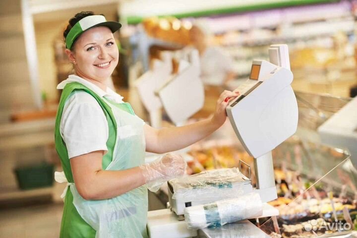 Продавец за прилавок. Еженедельные выплаты