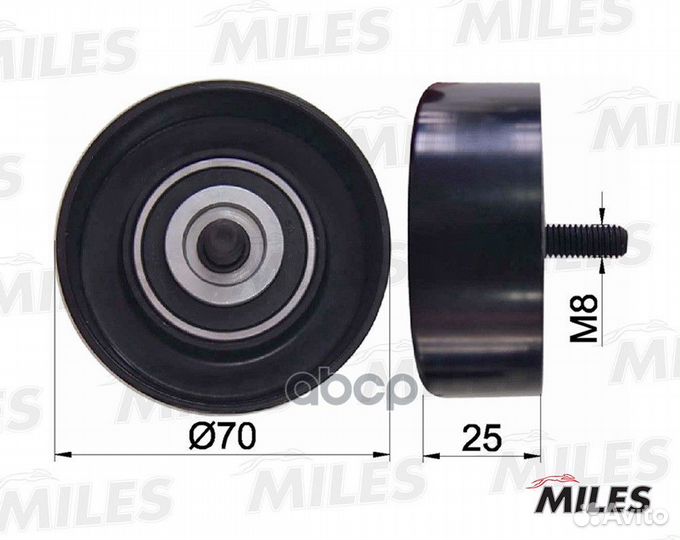 Ролик ремня приводного ford focus/escort 1.3-1