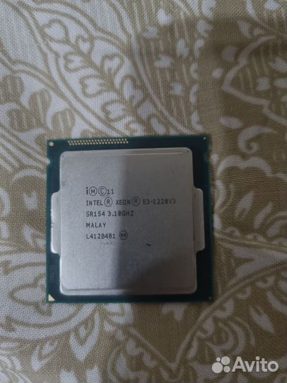 Процессор xeon e3 1220 v3