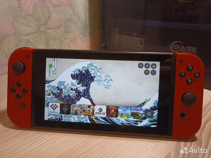 Nintendo switch прошитая 256гб + много игр
