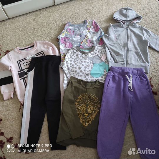 Пакет вещей для девочки 110 116