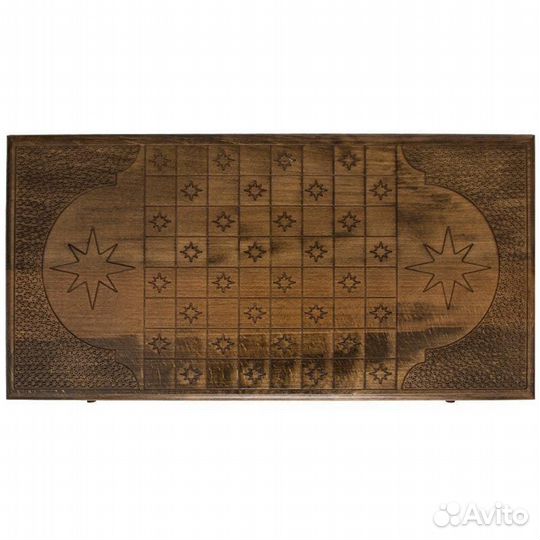 Нарды и шашки резные Скорпион 62 х 64 см бук Армения 62736
