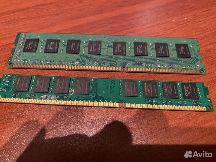 Комплект DDR3 16Гб (2 по 8) 1600 мгц Kingston
