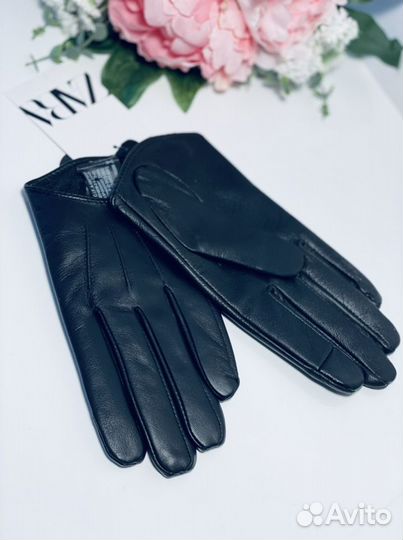 Перчатки Zara новые натуральная кожа