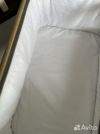 Детская люлька колыбель на колесах Tutti