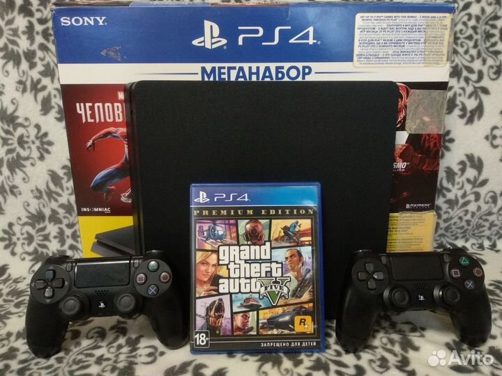 Sony Playstation 4 Slim 1 TB (1000 гб)