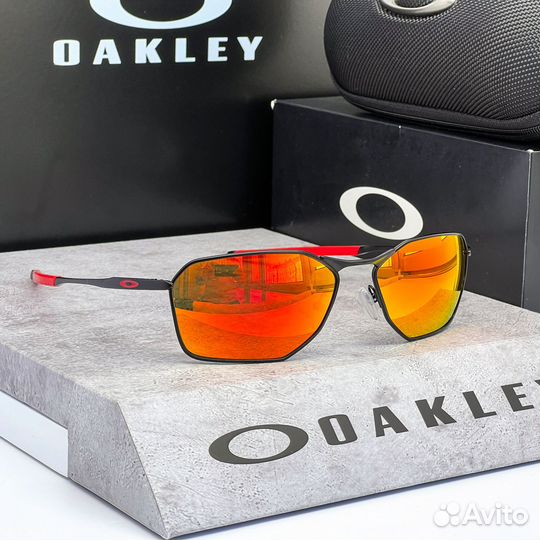 Титановые очки Oakley Savitar Black Prizm Ruby