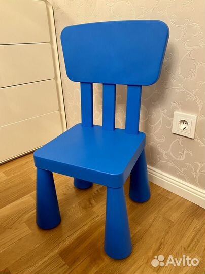 Детский стол и стул IKEA маммут