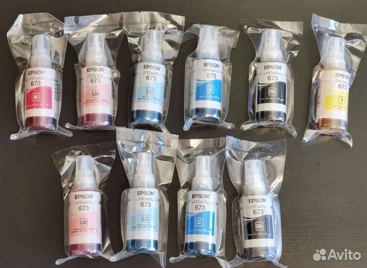 Чернила оригинал epson 673 (для L805)